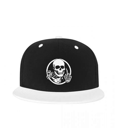 905 Cool Skull Hip Hop Baseball Cap Outdoor Flat Skateboard Snapback