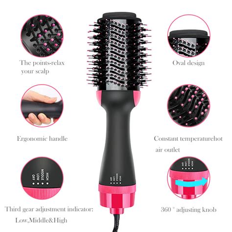 S Che Cheveux Lectrique En One Step Volumiseur Brosse Air