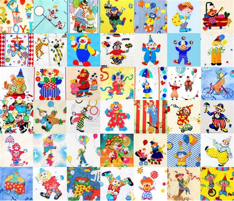 Solve Patchwork Benign Clowns Jigsaw Puzzle Online With Pieces