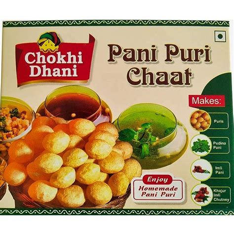 Buy Chokhi Dhani Ready To Eat Tasty Pani Puri Kit Pack Make Pani Puri