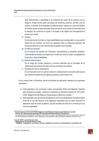 Procedimiento Administrativo Disciplinario PDF