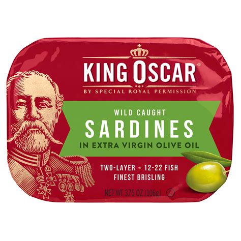 King Oscar Wild Caught Sardines In Extra Virgin Olive Oil Two Layer