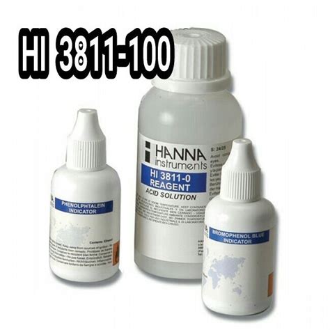 Jual Hanna Instruments Hi 3811 100 Replacement Reagent For Alkalinity