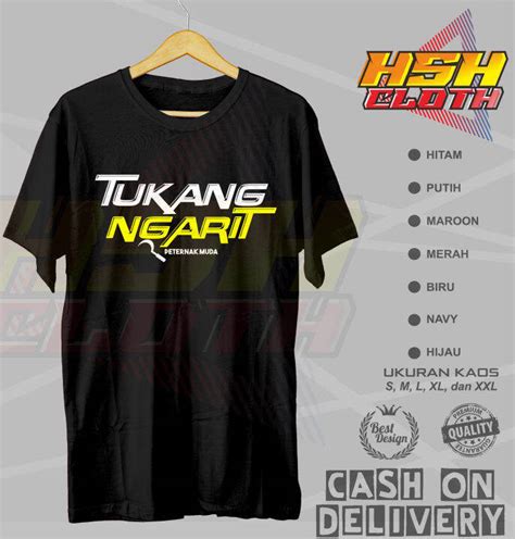 Baju Kaos Pria Distro Sablon Dtf Tukang Ngarit Ngaret Sapi Kambing