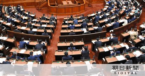 通常国会23日召集を野党側に伝達 過去最大114兆円の予算案審議 岸田政権 ：朝日新聞デジタル