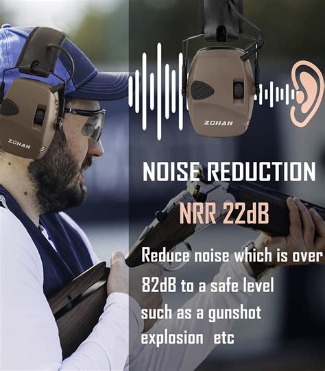 Buy Zohan Em054 Electronic Shooting Ear Protection Noise Reduction