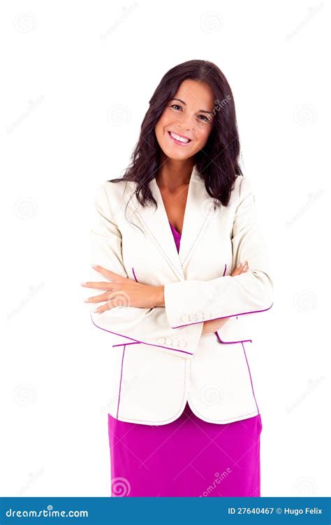 Businesswoman Stock Image Image Of Isolate Boss Caucasian 27640467