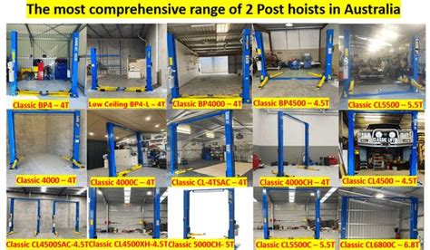 Post Hoist Post Car Hoist Classic Lift Australia