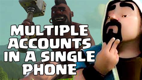 How To Have Two Clash Of Clans Accounts On One Device Clash Of