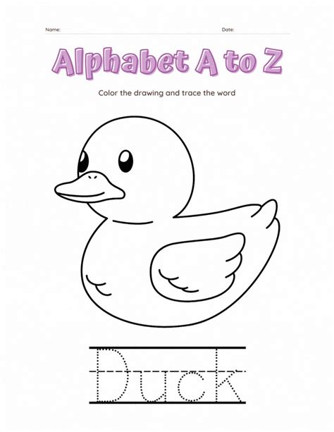 Alphabet Coloring Book for Kids - Etsy