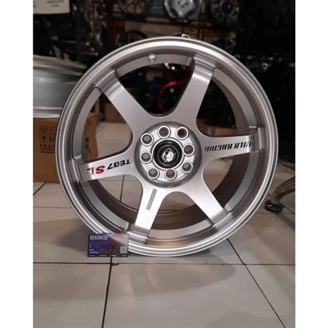 Jual Velg Mobil Racing Te37 Ring 17 Hole Pcd 4x100 4x114 3 Buat Avanza