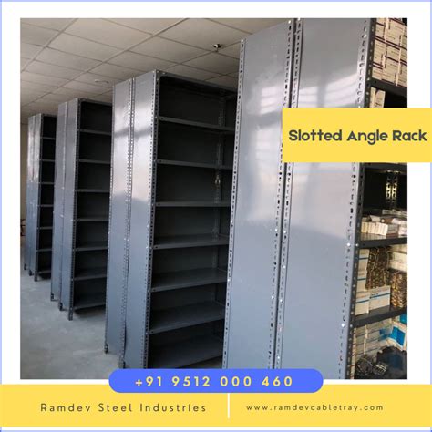 Ms Powder Coated Slotted Angle Racks For Warehouse Load Per Layer