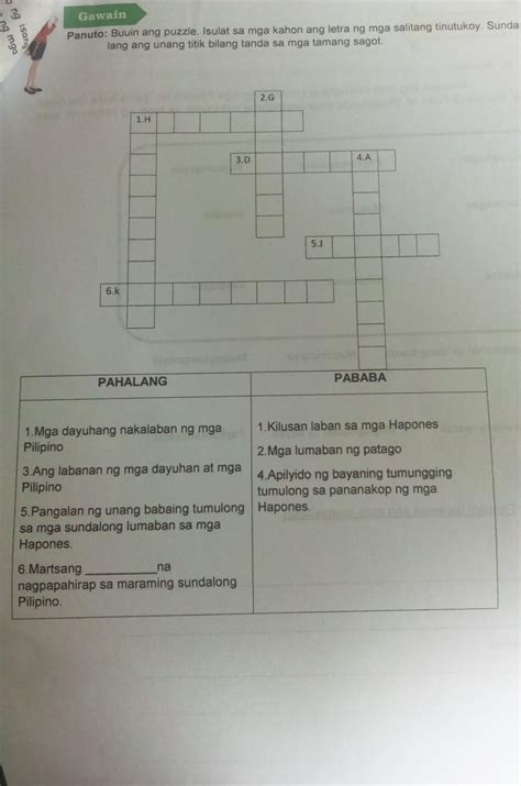 Panuto Buuin Ang Puzzle Please Po Kailangan Ko Ang Answers Ngayon