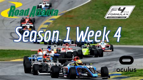 Fia Formula Challenge Fixed At Road Atlanta Iracing Season Week