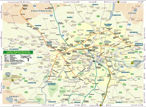 London Mainline Train Stations Map - News Current Station In The Word