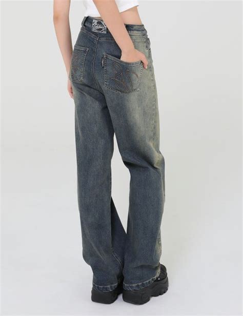 Musinsa Uglyshadow Washing Denim Pants Blue