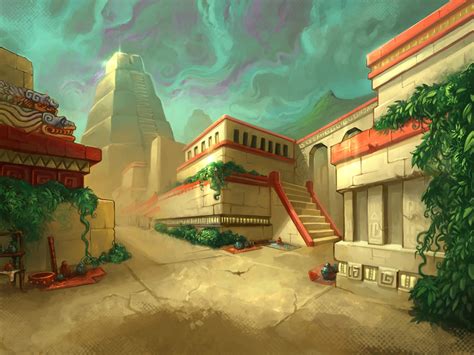 Aztec City by 7leipnir on DeviantArt