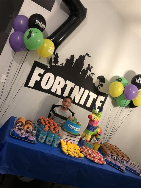 Pin by Keasia Johnson on Fortnite Party | Outdoors birthday party, 10th ...