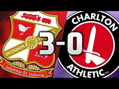 Swindon Town Vs Charlton Athletic League One Youtube