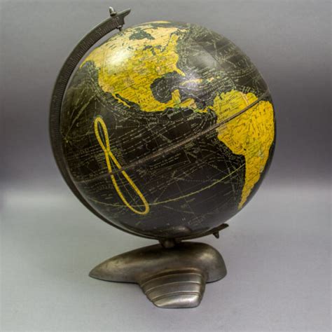 Globe American Weber Costello Terrestrial World 12 Inch Table Globe