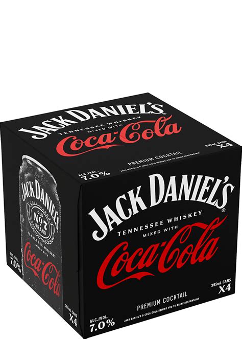 Jack Daniels Coca Cola Canned Cocktail Total Wine More