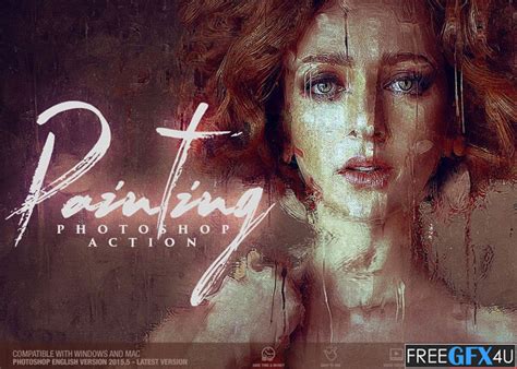 Creativemarket Painting Photoshop Action Freegfx U