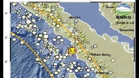 Gempa Bumi Baru Saja Guncang Sumut Magnitudo 3 3 Pusat Gempa Di Barat