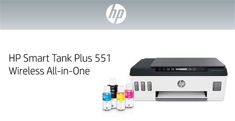 Hp Smart Tank Plus 551 Manual