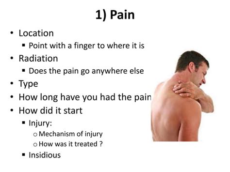 Musculoskeletal History Taking Ppt