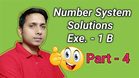 Number System R S Aggarwal Class Exe B Part Youtube