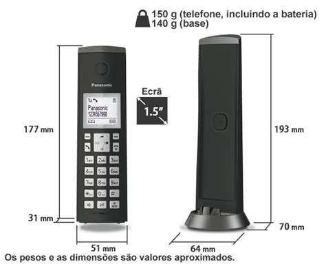 KX TGK210 Telefones Sem Fios DECT Panasonic Portugal