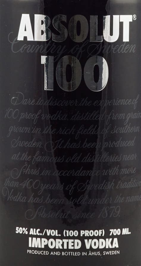 Absolut Black 100 Proof Hier Bei Uns Im Shop