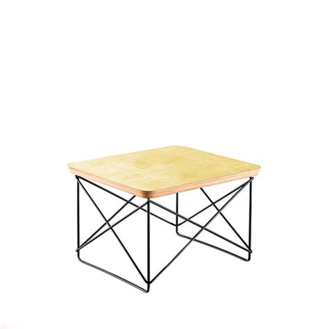 Occasional Table Ltr Gold Leaf Base Basic Dark Vitra By Charles Ray