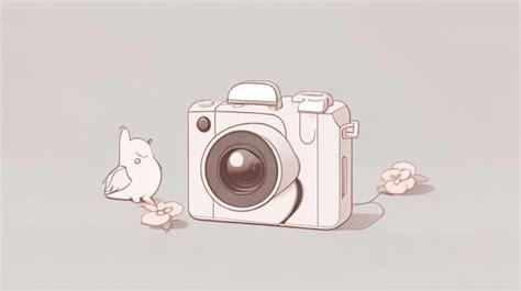 Premium AI Image | Capture the World A Cute Camera Drawing