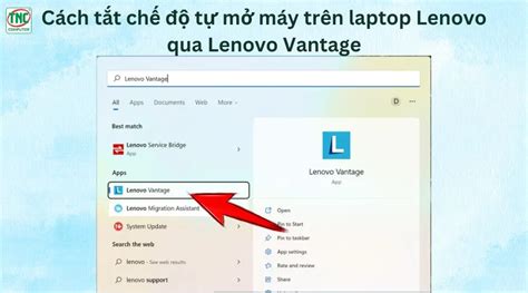 Hướng dẫn tắt chế độ tự mở máy trên laptop Lenovo