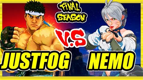 Sfv Ce Justfog Ryu Vs Nemo Falke Ranked Set Street Fighter