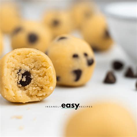 No Bake Cookie Dough Bites - Insanely Easy Recipes