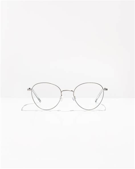 Piano in Brushed Silver - Glasses - Lunet Eyewear