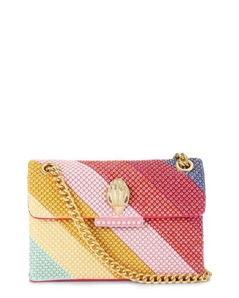 Kurt Geiger Mini Kensington Beaded Convertible Shoulder Bag In Pink Lyst