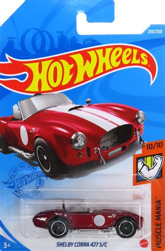 駿河屋 買取 SHELBY COBRA S C レッドホワイト Hot Wheels MUSCLE MANIA