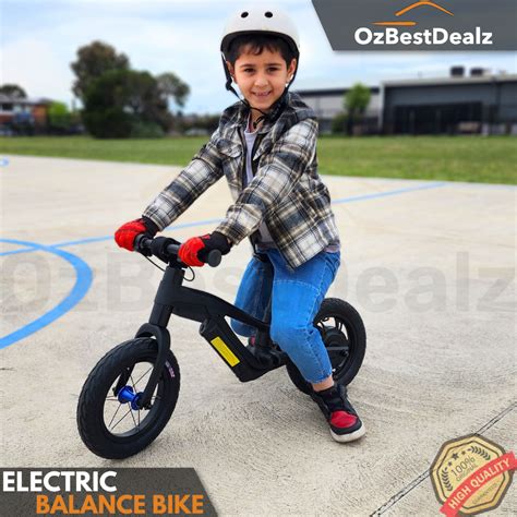 Kids Electric Balance Bike 250 W 24V 12" Powered Bicycle Child E-bike ...