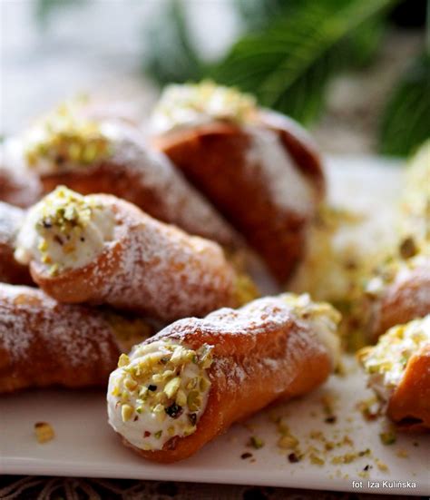 Cannoli włoskie rurki z kremem serowo śmietanowym Smaczna Pyza