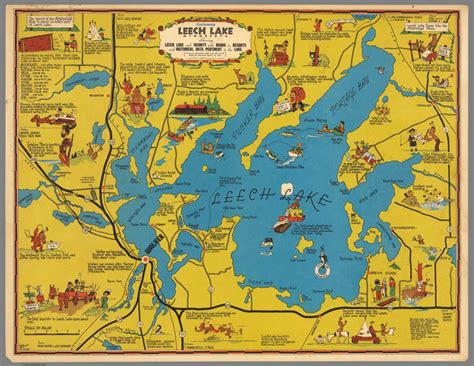 Leech Lake Map | Color 2018