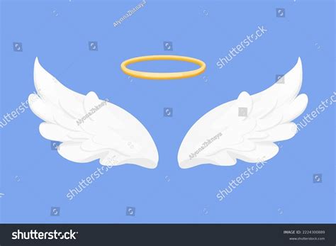 Angel Wings Halo Silhouette Images Stock Photos Vectors