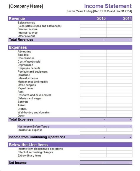 32 Financial Statement Templates Pdf Doc Statement Template Profit Loss Statement