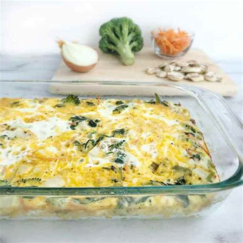 Brunch Egg & Veggie Casserole - Your Choice Nutrition