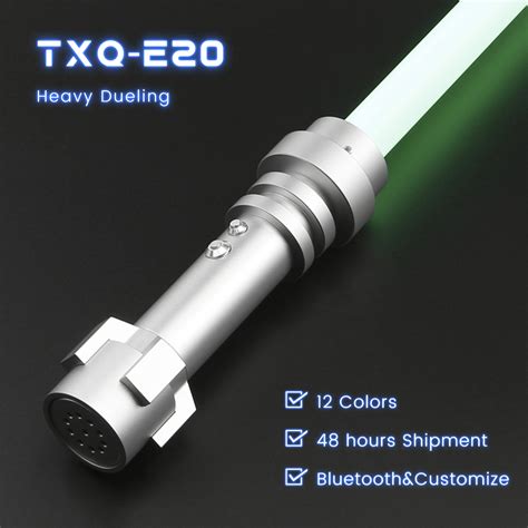 Txqsaber Mini Brick Heavy Dueling Neo Pixel Lightsaber Rgb Smooth Swing