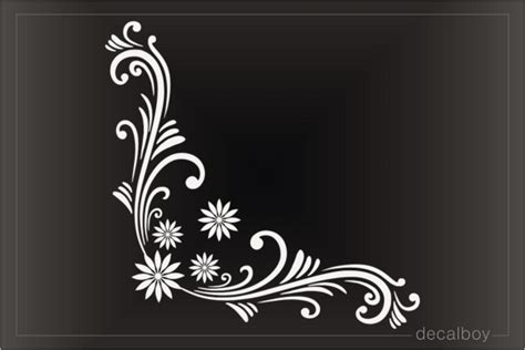 Floral Design Decals And Stickers Decalboy