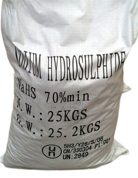 Factory Price Sodium Hydrosulfide Nahs Yellow Flakes Cas No