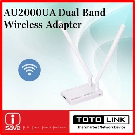 TOTOLINK A2000UA Dual Band Wireless AC USB Adapter ADTTTLWLUA2000UA